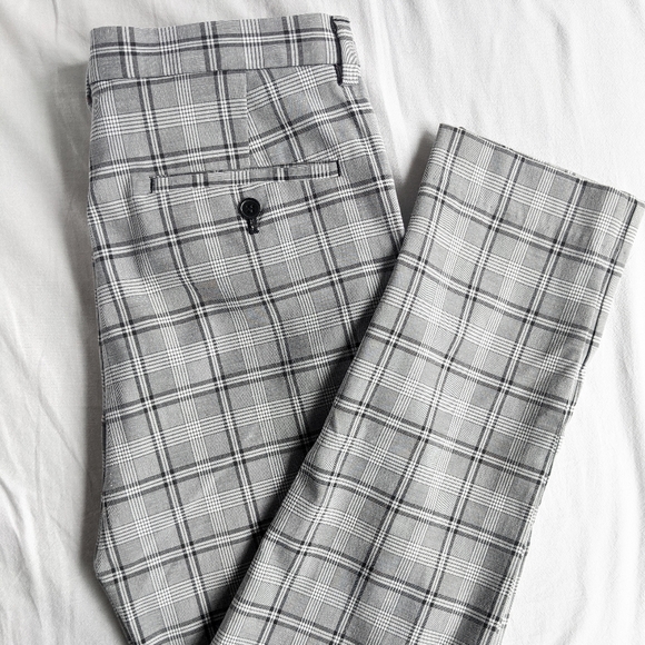 H&M Plaid Dress Pants - Picture 1 of 8